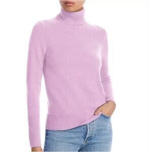 ATM Cashmere Lilac Turtleneck Sweater